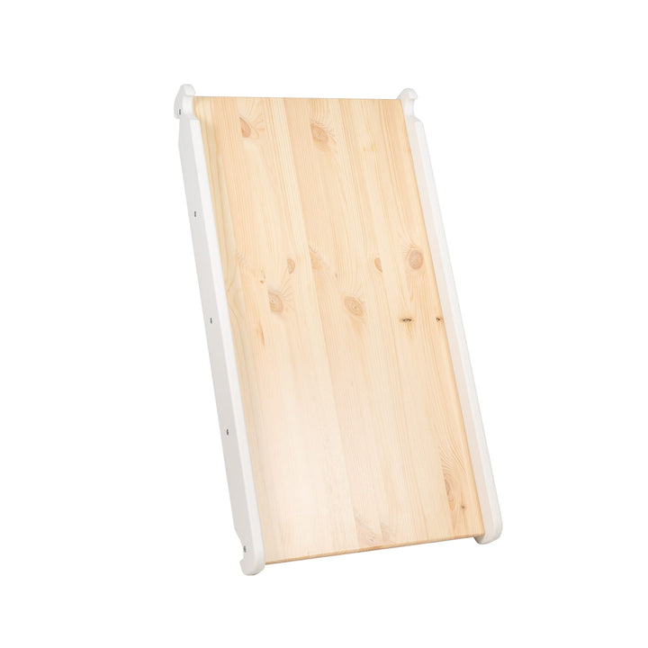 Ladder With a Slide-Climbing Wall - White
